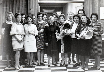 At the Polish Hall, 1970